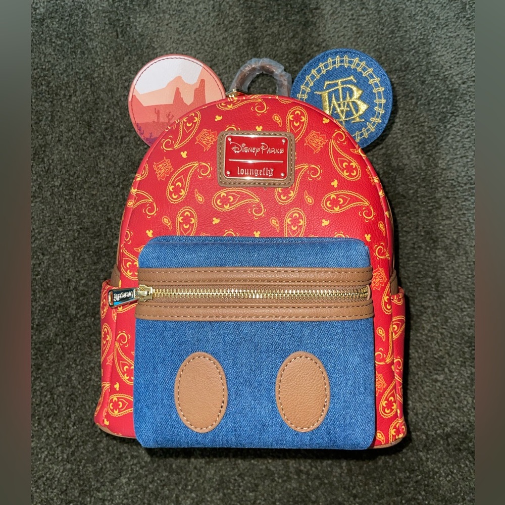 Disney Mickey Mouse Main Attraction Loungefly Mini Backpack Big Thunder Mountain